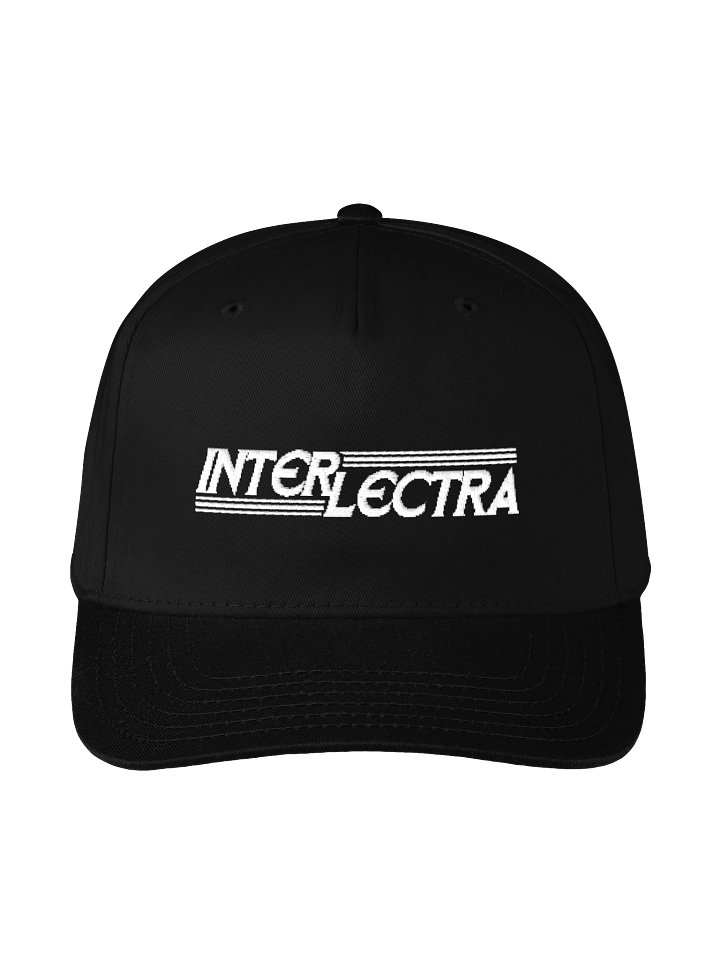 interlectra Embroided Cap in Black